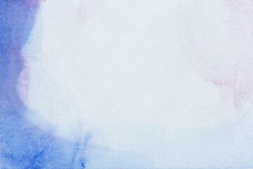 Fototapeta premium Macro close-up of blue and pink alcohol ink layers and splashes on white, abstract background. Fluid ink, colorful full frame textured background. Copy space. Art for design.