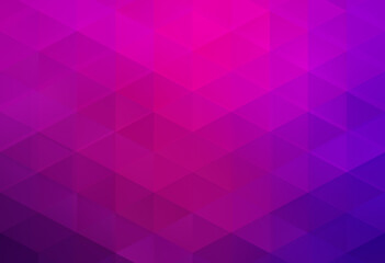 Obraz premium Abstract layered geometric background, purple and pink triangles. Full frame triangular shape background. Copy space.