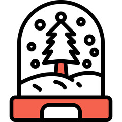 christmas one color icon