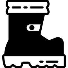 footwear solid line icon