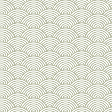 japanese style seamless pattern soft brown and white circles ornate for your design