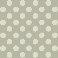 Pois bicolores vert et beige