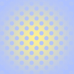 Texture de pois bleus sur dégradé bleu et jaune - petits pois - texture - dégradé pastel