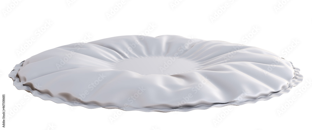 Wall mural white textile pillow with empty space for your object or text