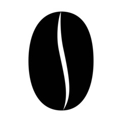 coffee bean icon vector illustration isolated on white