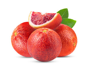 blood orange on white