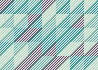 Abstract Geometric Pattern generative computational art illustration