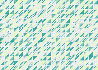Abstract Geometric Pattern generative computational art illustration