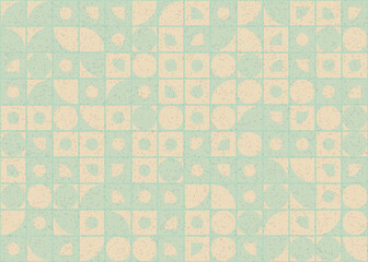 Abstract Geometric Pattern generative computational art illustration