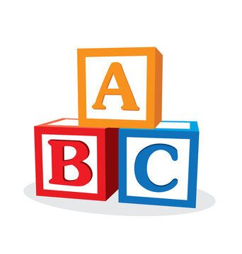childrens abc letter blocks