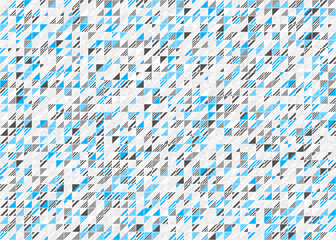 Abstract Geometric Pattern generative computational art illustration