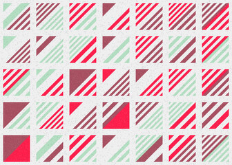 Fototapeta premium Abstract Geometric Pattern generative computational art illustration