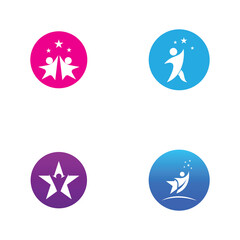 People star logo and vector images