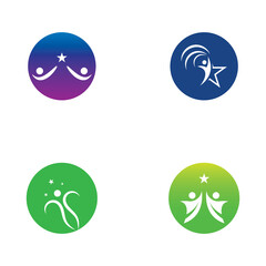 People star logo and vector images