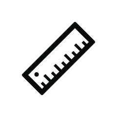 Ruler icon vector graphic