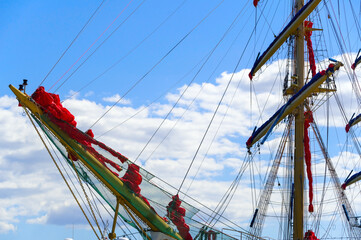the Sailboat mast
