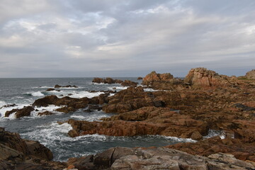 Obraz premium Paysage du Gouffre de Plougescrant Bretagne