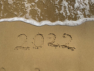 Fototapeta premium 2022 à la plage