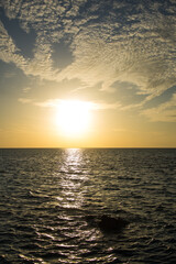 Malediwy, zachód słońca