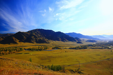 peninsula middle fishing landscape kola, mountains and hills stones view