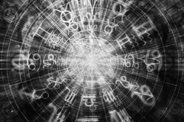 Astrology Horoscope Pattern Texture Background , Graphic Design