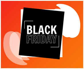 Black Friday Design Vector day 29 November Holiday advertising abstract Sale illustration