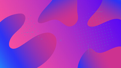 Abstract Banner. Purple Hipster Cover. Flow Gradient Layout. Cre