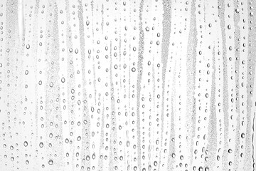 white background water drops on glass, abstract design overlay wallpaper