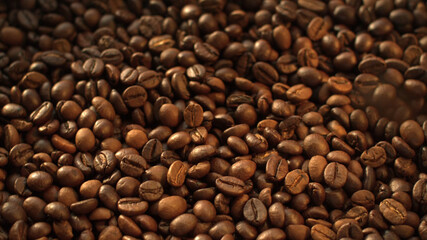 Roasted coffee beans