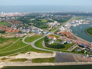 Fototapeta na wymiar Hafen von Norderney