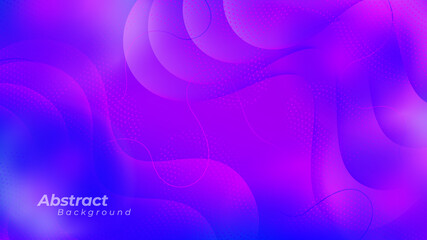 Abstract modern blue and purple gradient vector background.