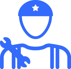 service man Isolated Vector icon which can easily modify or edit

