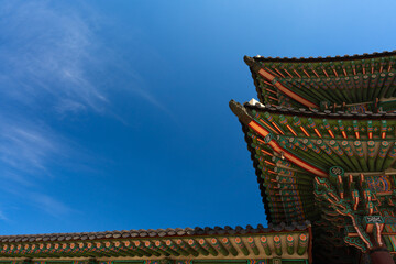 Obraz premium Korean traditional palace in Seoul