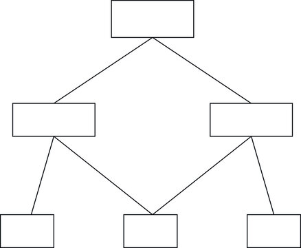 marketing icon tree diagram and diagram