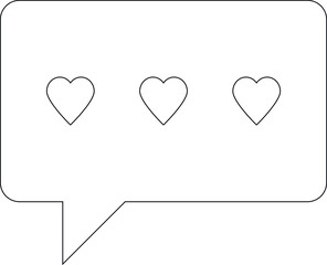 honeymoon icon message  and chat