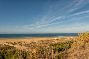 Fototapeta na wymiar Beach at Conil de la Frontera in Spain