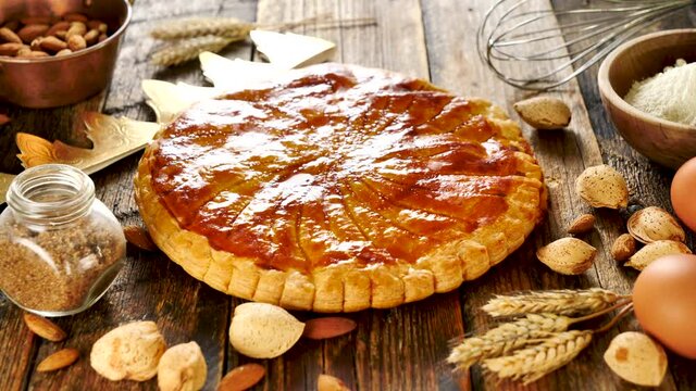 epiphany cake with ingredients
