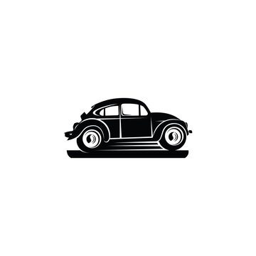 Classic car logo - vector illustration. Classic car emblem design on white background, suitable for your design need, logo, illustration, animation, etc.