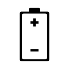 Battery Icon Vector flat design style