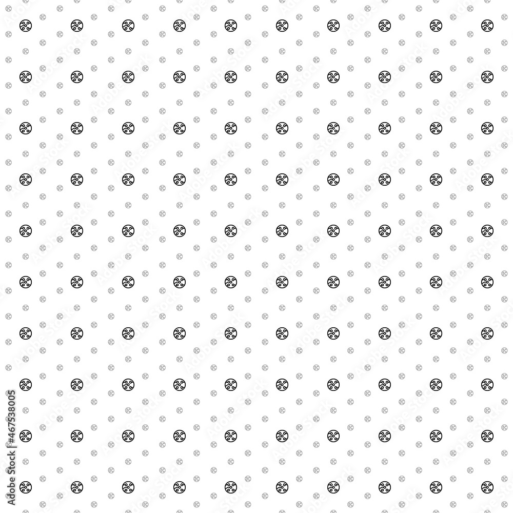 Poster square seamless background pattern from black electrical board symbols are different sizes and opaci