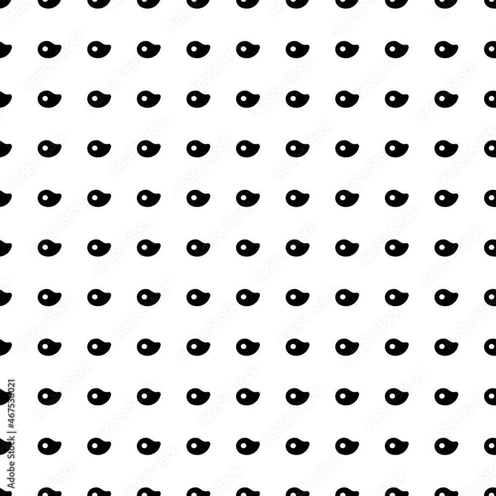 Poster square seamless background pattern from geometric shapes. the pattern is evenly filled with big blac