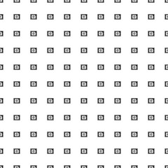 Square seamless background pattern from geometric shapes. The pattern is evenly filled with big black eSIM symbols. Vector illustration on white background