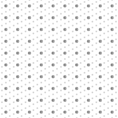 Square seamless background pattern from black electrical board symbols are different sizes and opacity. The pattern is evenly filled. Vector illustration on white background