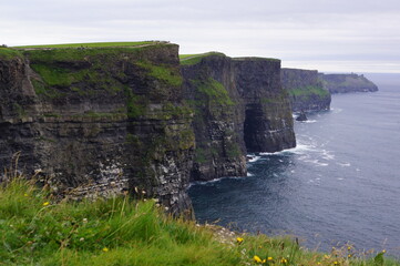 The breathtaking view of the Cliffs of Moher in County Clare, Ireland