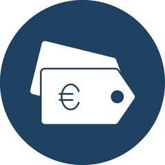 Euro label Isolated Vector icon which can easily modify or edit

