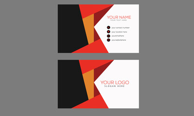 Vector abstract modern business cards design template

