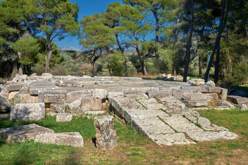 Propyläen, Antikes Epidaurus, Peloponnes, Argolida, Griechenland