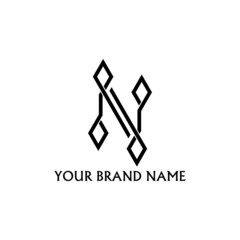 Letter N Monogram Logo