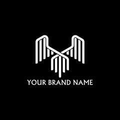 Letter Y and X Monogram Logo