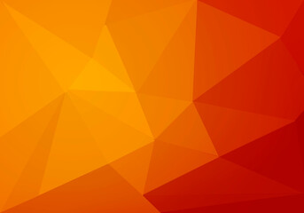 Fondo de triángulos naranjas y geométricos.